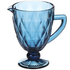 Кувшин стекло, 1.1 л, Y4-3281, синий