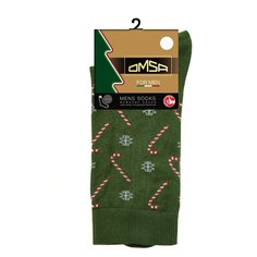 Носки для мужчин, х/б, Omsa, Style, зеленые, р. 39-41, 505
