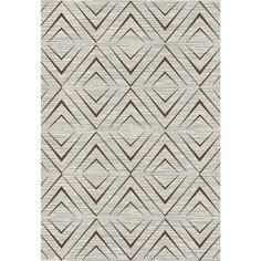 Ковер интерьерный 0.8х1.5 м, Silvano, Ромбы, прямоугольный, серый, 219633A