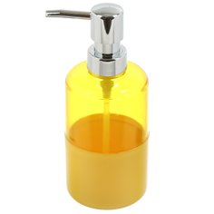 Дозатор для жидкого мыла, пластик, 7.2x17.7 см, желтый, PS0263FA-LD