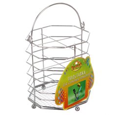 Подставка для столовых приборов, металл, хром, Мультидом, AN52-35