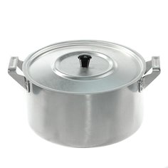 Кастрюля алюминий, 4.5 л, с крышкой, Scovo, ПП-026