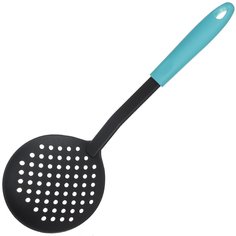 Шумовка нейлон, навеска, голубая, Daniks, Эконом, YW-KT050В-4/H1022-05B