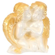 Фигурка декоративная гипс, Ангелы под крыльями, 26 см, И21