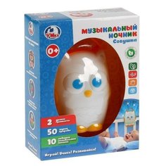 Ночник музыкальный Умка, Сказка, 20х24х10 см, 10 колыбельных, подсветка, 1607M398-R Umka