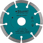 Алмазный диск Sturm 9020-04-115x22-C сухая резка, сегментный 115мм Sturm!