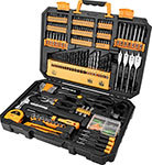 Набор инструмента и оснастки Deko DKMT200 (200 предметов) черно-желтый ДЕКО