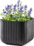 Квадратное кашпо Keter CUBE PLANTER L