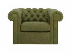 Кресло chesterfield (ogogo) зеленый 115x73x105 см.