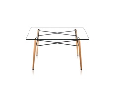 Стол dsw (stoolgroup) прозрачный 130x72x80 см.