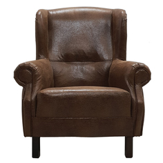 Кресло бизон (benin) коричневый 84.0x102.0x82.0 см.