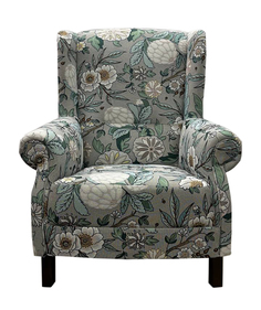 Кресло цветущий шиповник (benin) серый 84.0x102.0x82.0 см.
