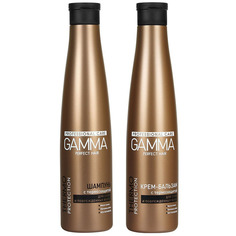 Набор для сухих и поврежденных волос: Шампунь и Крем-бальзам "GAMMA Perfect Hair" Свобода