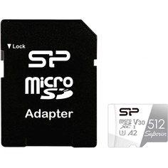 Карта памяти Silicon Power microSDXC 512GB с адаптером