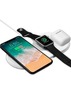 Беспроводное зарядное устройство Devia Wireless Charger 3 в 1 V2 White