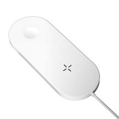 Беспроводное зарядное устройство Devia 2 in 1 Wireless Charger для iPhone + Apple Watch White