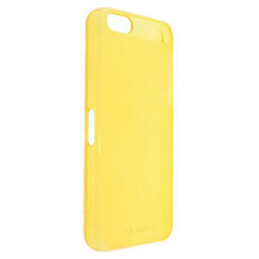 Чехол накладка Momax для iPhone 5/5S Clear Breeze Case Жёлтый