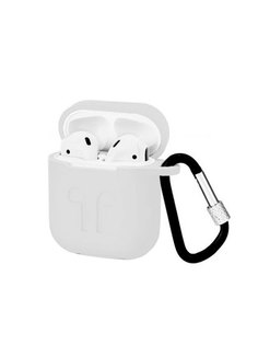 Чехол Devia Naked Silicone Case Suit для Airpods White