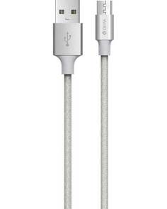 Кабель Devia Pheez 1m Micro Usb - Grey, Серый