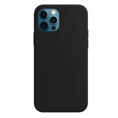 Чехол Devia Nature Silicone Case для iPhone 12/iPhone 12 Pro - Black, Чёрный