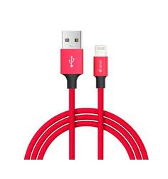 Кабель Devia Pheez 1m Lightning - Red, Красный