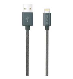 Кабель Lightning Devia Fashion MFi 1.2m Тёмно-серый