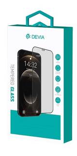 Защитное стекло Devia Star Full Tempered Glass для iPhone 13 Pro Max - Black, Чёрный