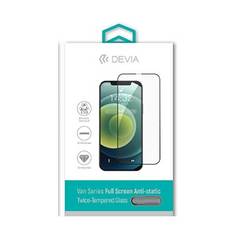 Защитное стекло Devia Van Full Anti-static Twice-Tempered Glass для iPhone 13/iPhone 13 Pro - Black