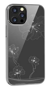 Чехол Devia Crystal Flora Case для iPhone 13 Pro Max - Silver, Серебристый