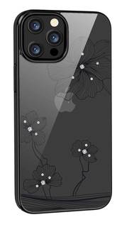 Чехол Devia Crystal Flora Case для iPhone 13 - Black, Чёрный