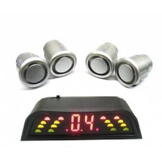 Парктроник Sho-Me Y-2630N04 Silver (LED сенсор, цв. дисплей, 22мм)