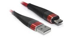 Кабель CBR USB - microUSB 2.1A 1m CB 500 Red