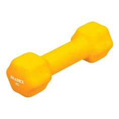 Набор гантелей Bradex неопреновых по 1 кг, желтые, 2 шт