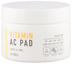 Пилинг-диски с AHA и BHA кислотами и витаминами APIEU Vitamin AC Pad A'pieu