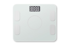 Умные напольные весы Bradex с функцией Bluetooth, белые