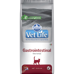 Корм для кошек Farmina Vet Life Gastrointestinal при заболеваниях желудочно-кишечного тракта 2 кг