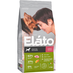 Корм для собак Elato Holistic для мелких пород, ягненок с олениной 2 кг