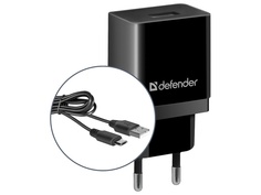 Зарядное устройство Defender UPC-11 1xUSB + кабель microUSB 83556