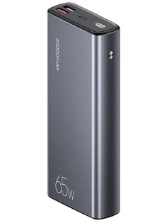 Внешний аккумулятор Usams Power Bank PB59 65W Fast Charging 30000mAh + кабель U43 100W Type-C - Type-C PD Black CMXLOGTC01 / УТ000030067