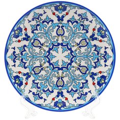Тарелка десертная, керамика, 19 см, круглая, Дамаск, Daniks