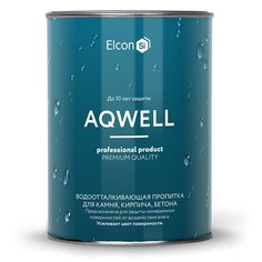 Пропитка Elcon, Aqwell, кремнийорганический гидрофобизатор, 0.9 л, 00-00002944