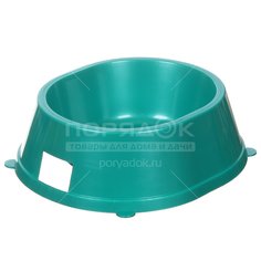 Миска для животных Гамма, №3, пластик, 0.4 л