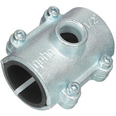 Седелка-врезка 1" 1/2х3/4", DN 40х20, чугун, внутренняя резьба, Gebo, 01.261.28.0502