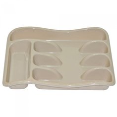 Сушилка для столовых приборов, пластик, 33 см, латте, Violet, 060120