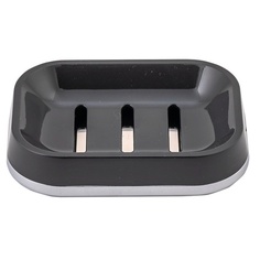 Мыльница GLOSS черный, полипропилен Swensa