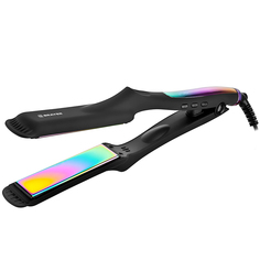Выпрямитель для волос с LED дисплеем черный Brayer