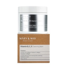 MARY&MAY Очищающий бальзам для снятия макияжа с витаминами B, C, E