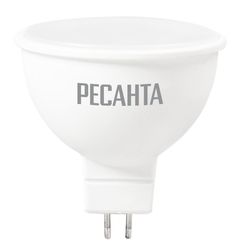 Лампа светодиодная Ресанта LL-R-MR16-7W-230-3K-GU5.3 (рефлектор, 7Вт, тепл., GU5.3)