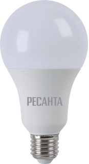 Лампа светодиодная Ресанта LL-R-A80-20W-230-3K-E27 (груша, 20Вт, тепл., Е27)