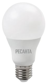 Лампа светодиодная Ресанта LL-R-A65-15W-230-3K-E27 (груша, 15Вт, тепл., Е27)